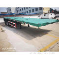 3 Axle Flatbed 40ft Container نصف مقطورة